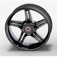 BST Rapid TEK 5 Split-Spoke Carbon Fiber Rear Wheel for the BMW S1000RR, HP4 & S1000R (09-20) - 6.0 x 17